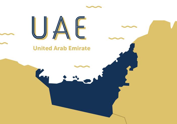 700x490 Uae Map Vector