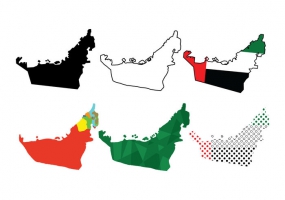 285x200 Uae Map Free Vector Graphic Art Free Download