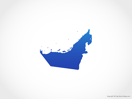 460x345 Vector Maps Of United Arab Emirates Free Vector Maps