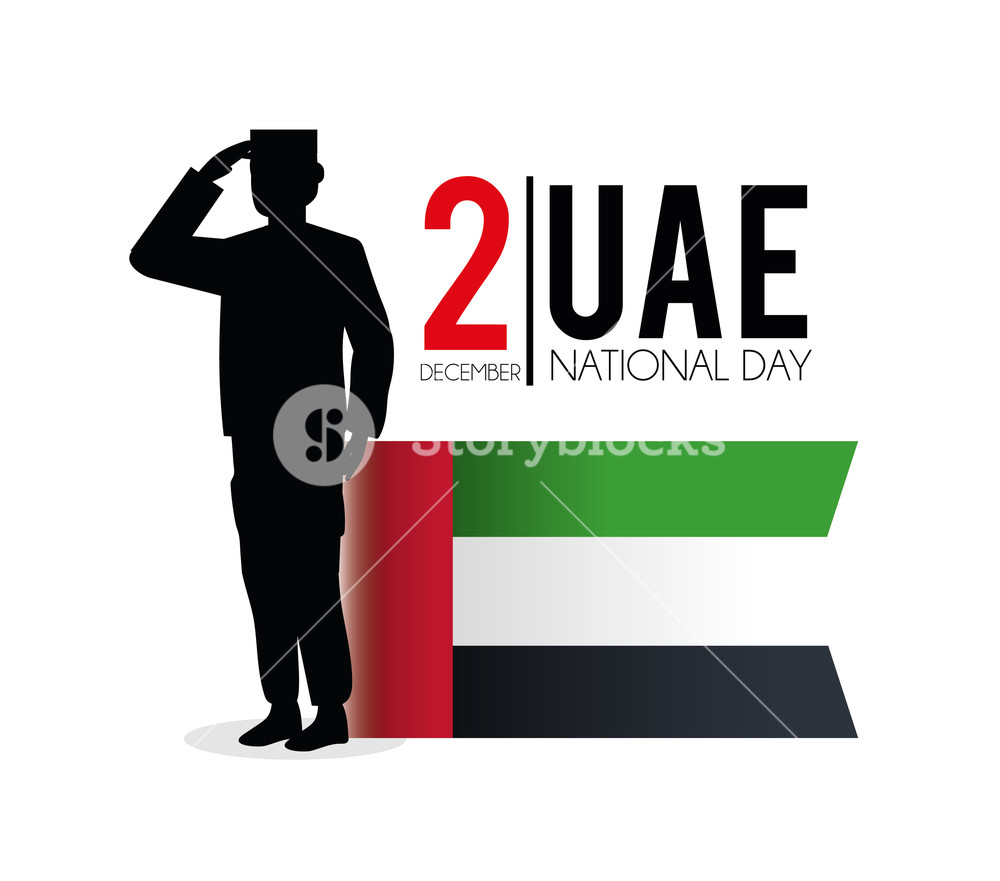 Uae Flag And Soldier To Celebrate National Day Vector Illustration 1000x881 Uae Flag And Soldier To Celebrate National Day Vector Illustration