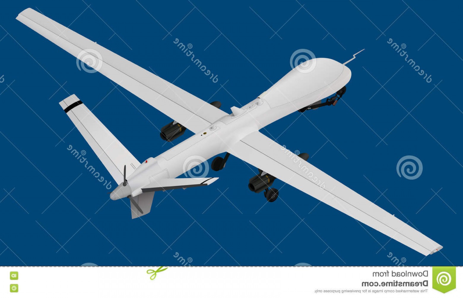1560x1003 Stock Illustration Uav Isometric Vector Illustration Unmanned