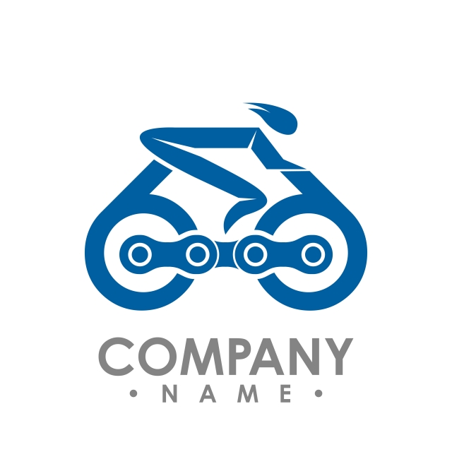 640x640 Fahrrad Und Kette Vector Illustration Radrennen Symbol Isola