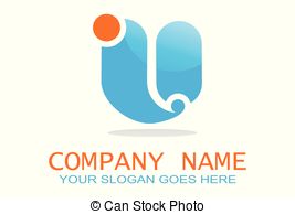 267x194 U F Initial Letter Hexagonal Logo Vector