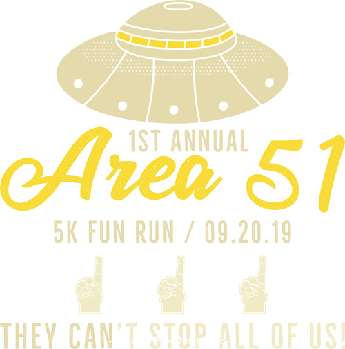 500x505 Funny Print T Shirt Ufo Aliens Logo Vector Free Download