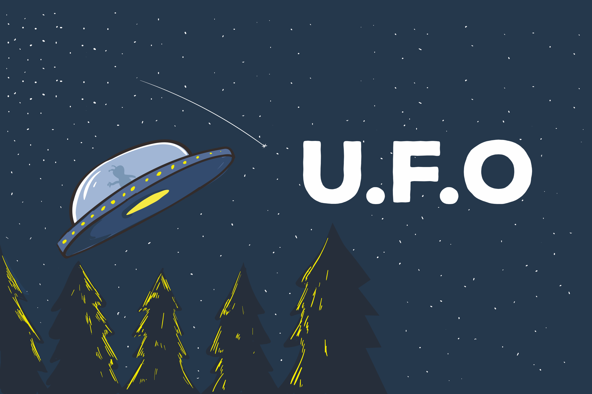 2340x1560 Ufo Vector Illustration Artwork Graphic