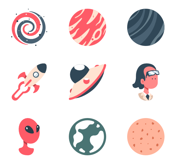 600x564 Ufo Icons