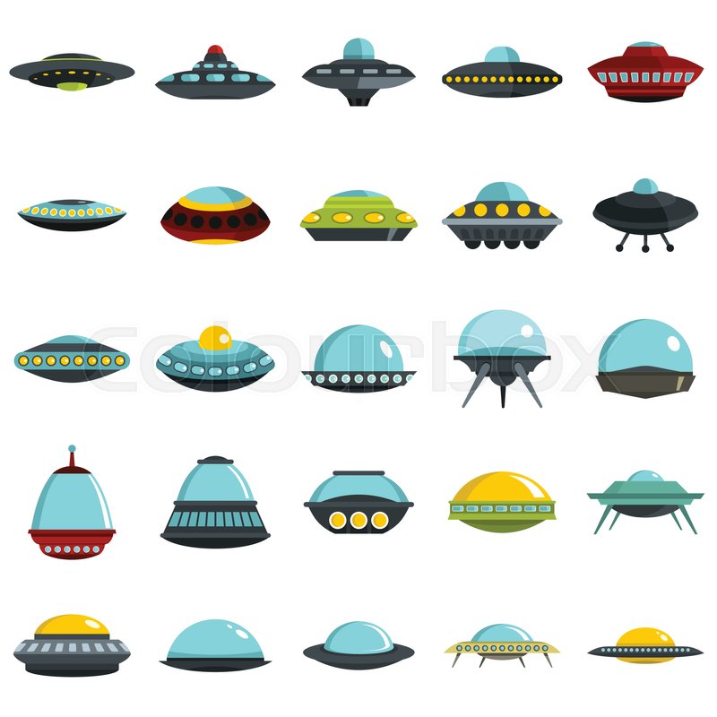 800x800 Alien Spaceship, Spacecrafts And Ufo Stock Vector Colourbox