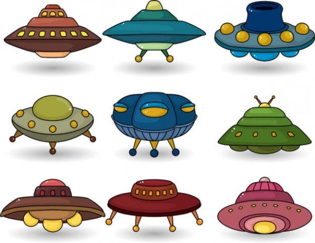 626x482 Cartoon Ufo Vector Design Elements Graphic Design Art, Art