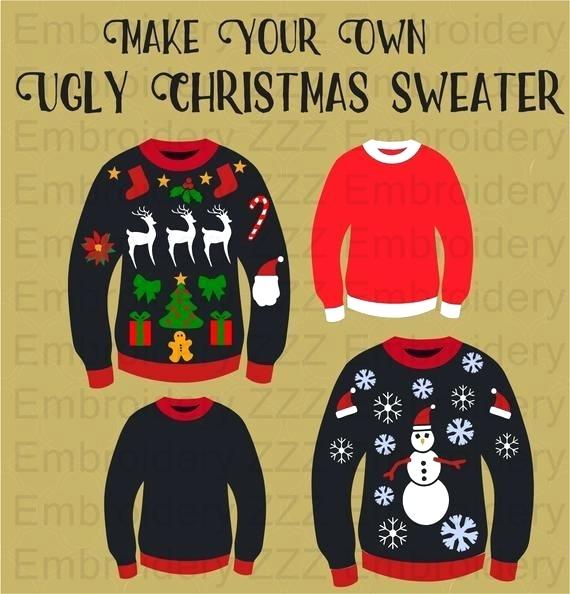 570x594 Design Your Own Ugly Christmas Sweater Template Free Vector Ideas