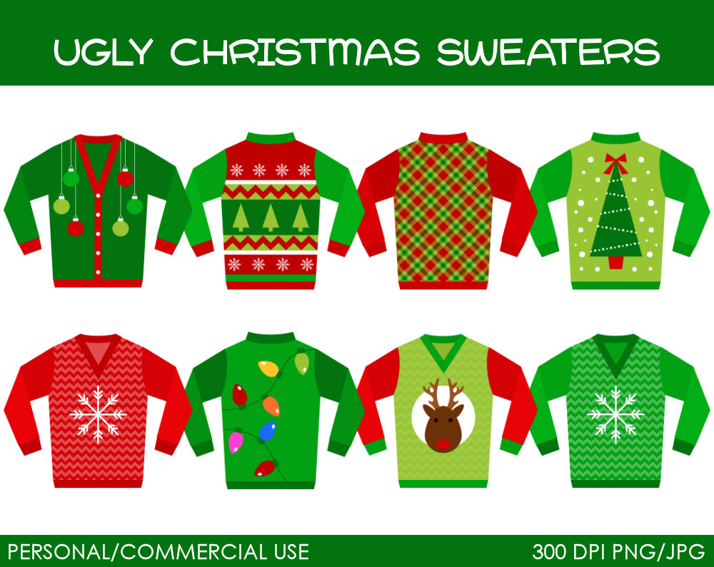 1000x795 Ugly Sweater Clipart Free