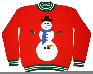 300x240 Free Tacky Christmas Sweater Clipart Free Images