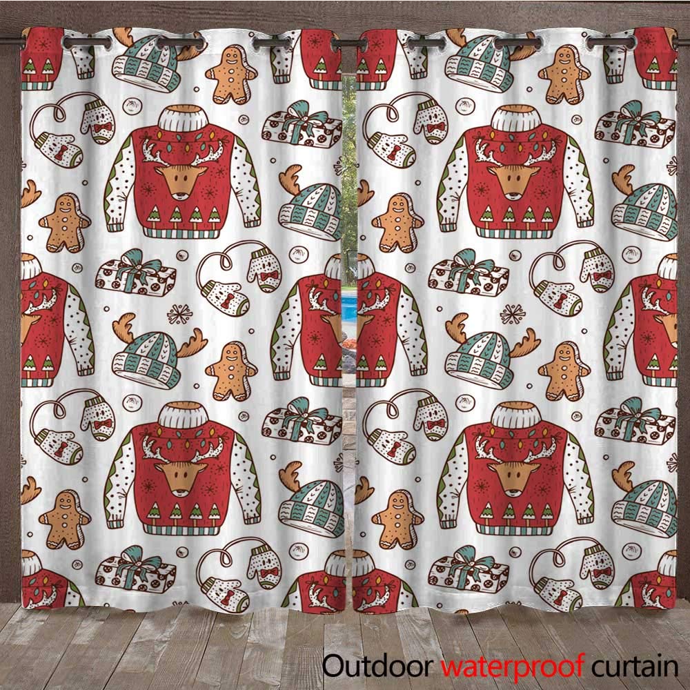 1000x1000 Outdoor Ultraviolet Protective Curtains Doodle Ugly