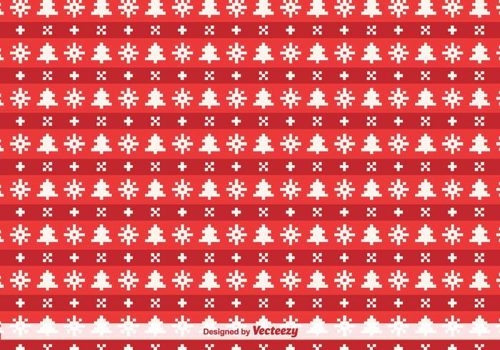 700x490 Christmas Pixelated Vector Background