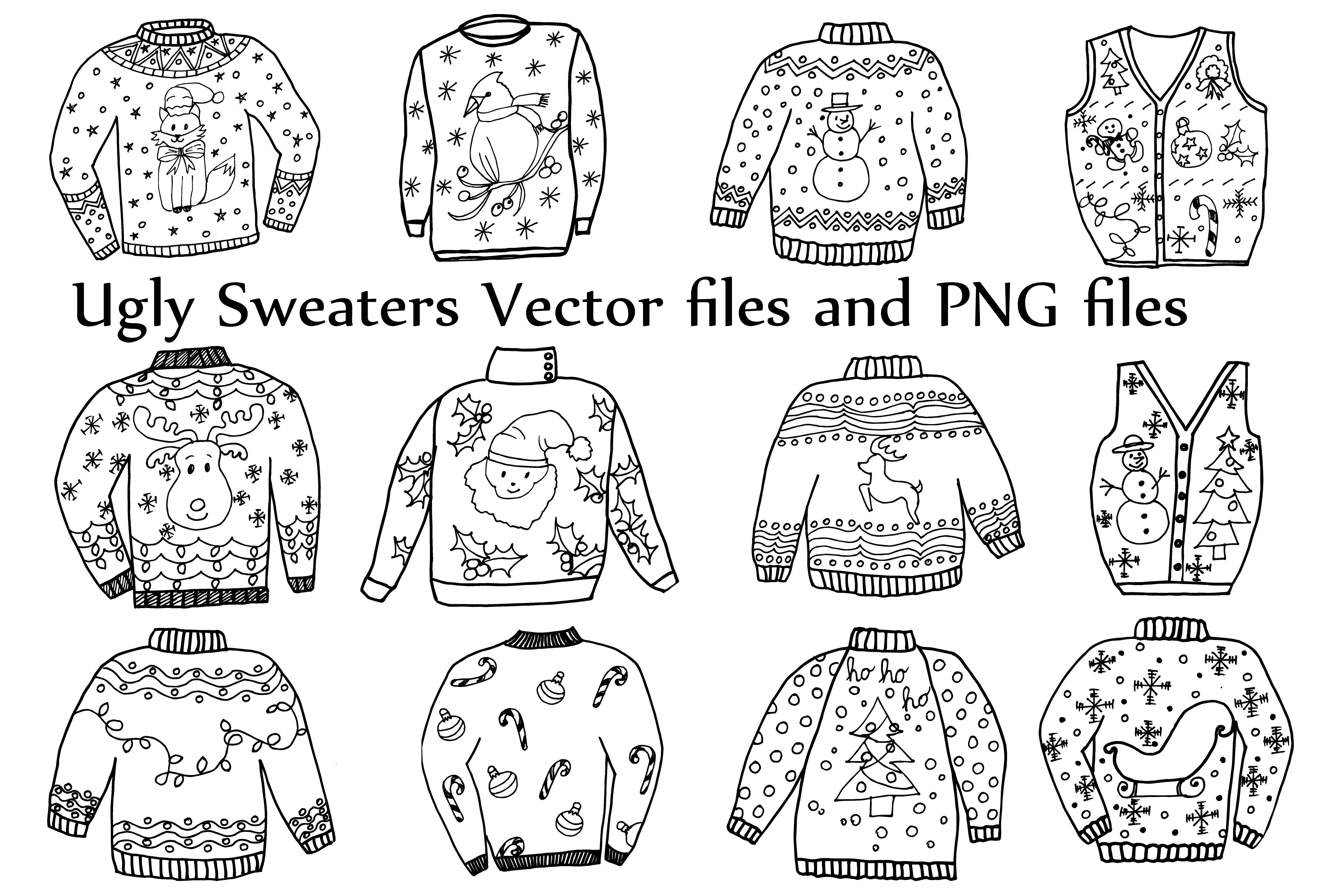 4500x3000 Ugly Sweater Clipart And Vector