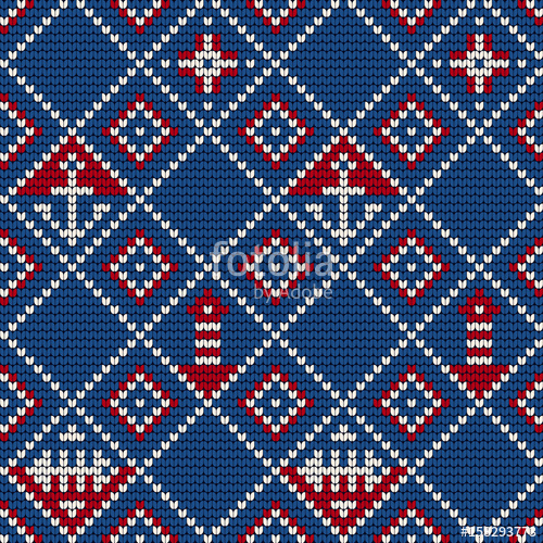 500x500 Grandma Knitting Pattern For Ugly Sweater Stock Image And Royalty