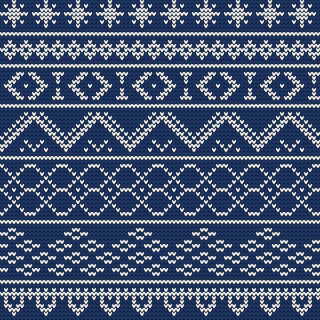 450x450 Illustration Of Ugly Sweater Seamless Pattern For Design Royalty
