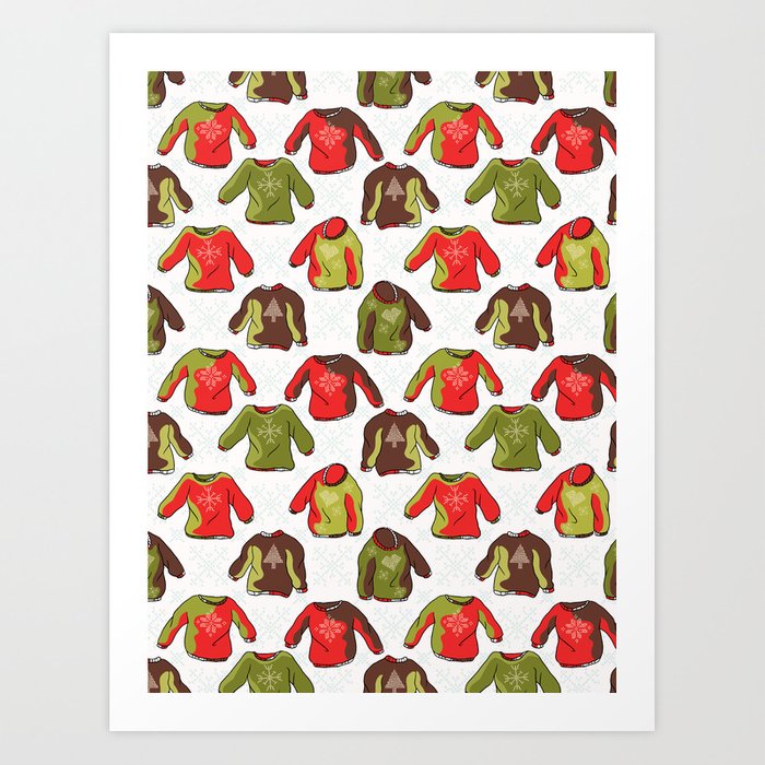 700x700 Nordic Christmas Jumper Seamless Vector Pattern Hand Drawn