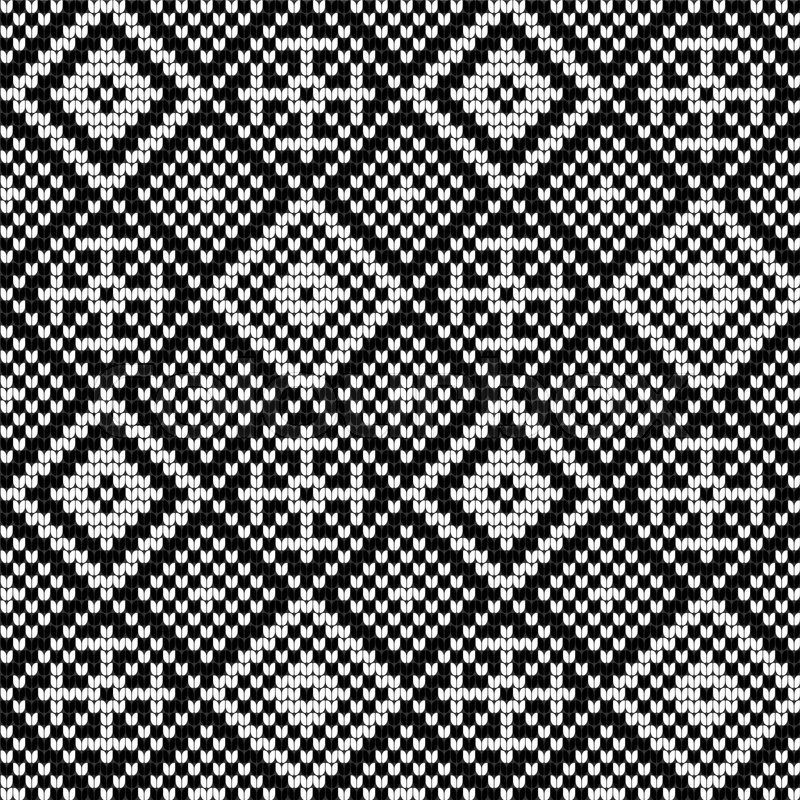 800x800 Vector Grandma Knitting Pattern For Stock Vector Colourbox