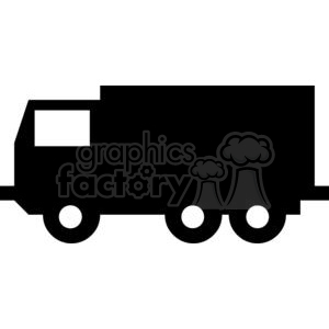300x300 Uhaul Box Truck Silhouettes Clipart Royalty Free Gif, Png