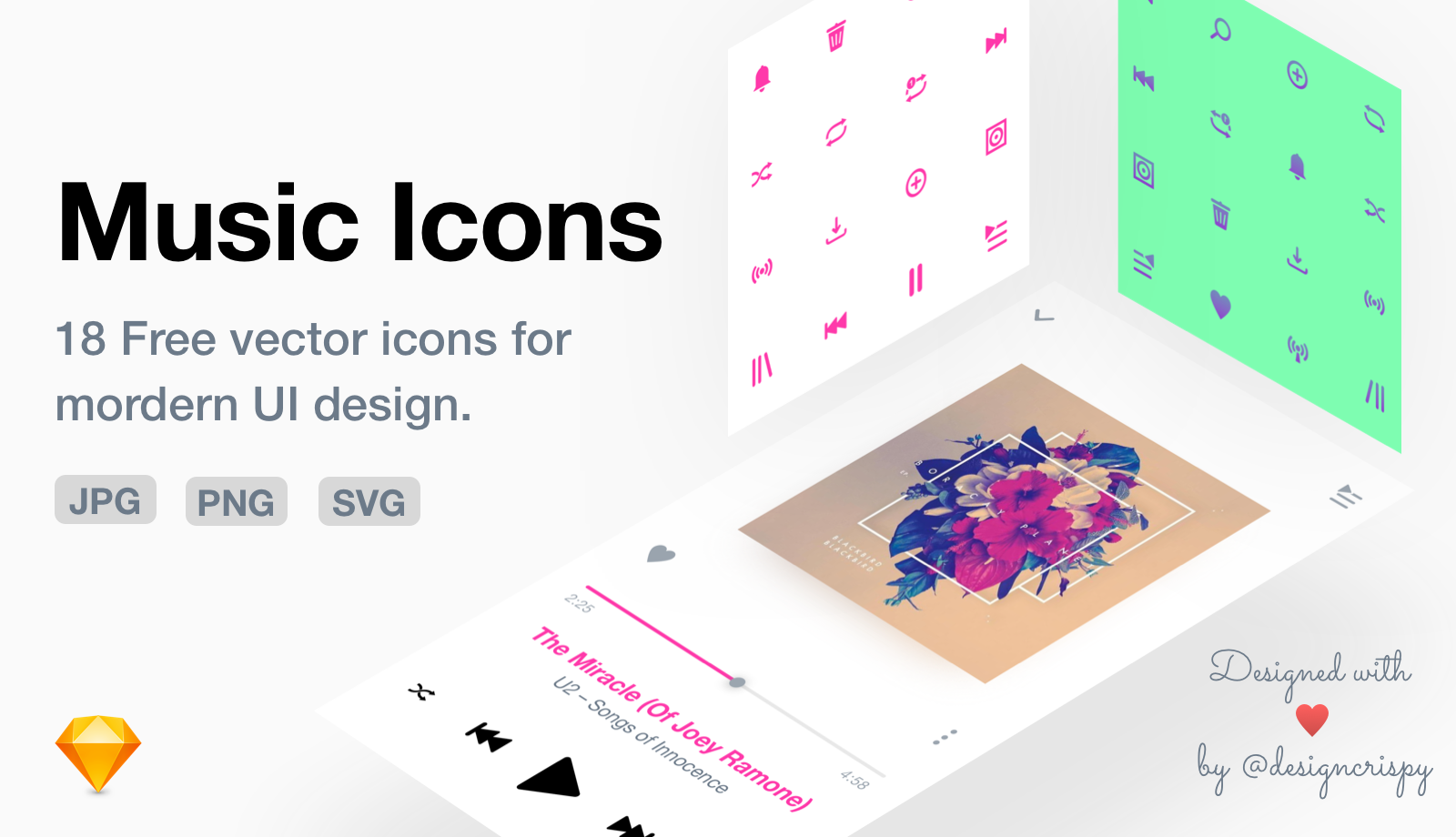 1600x920 Music Icon Pack Free Vector Icons For Ui Design