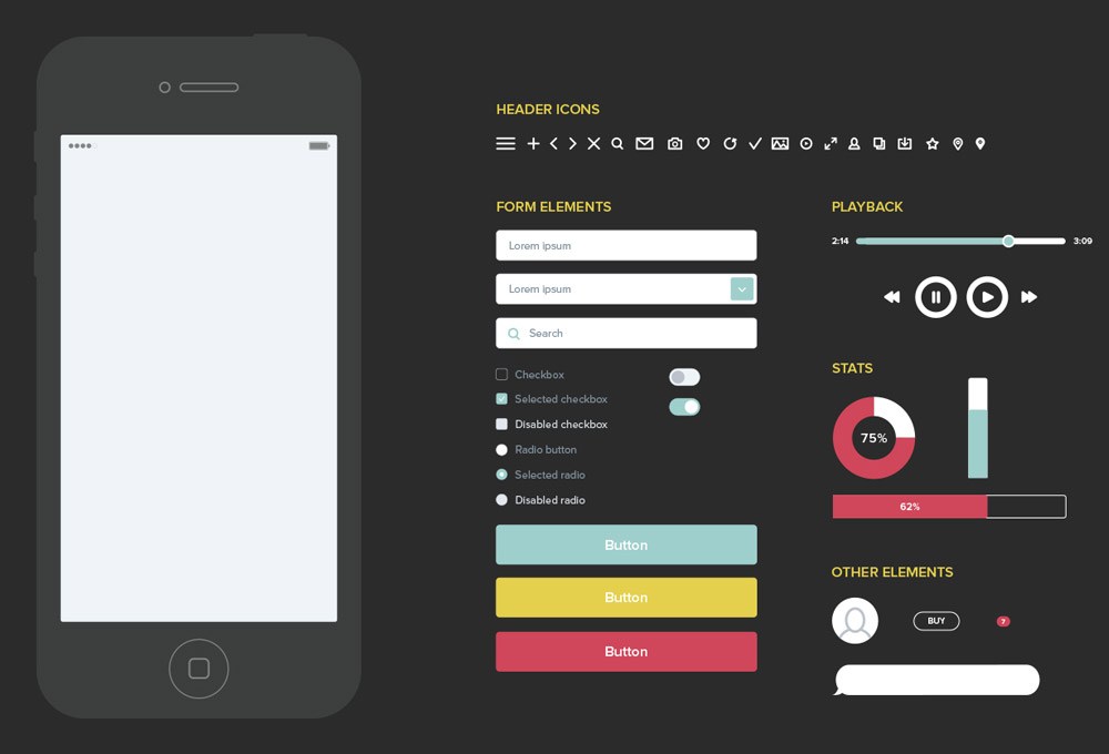 1000x680 Free Vector Ux Ui Wireframe Kit