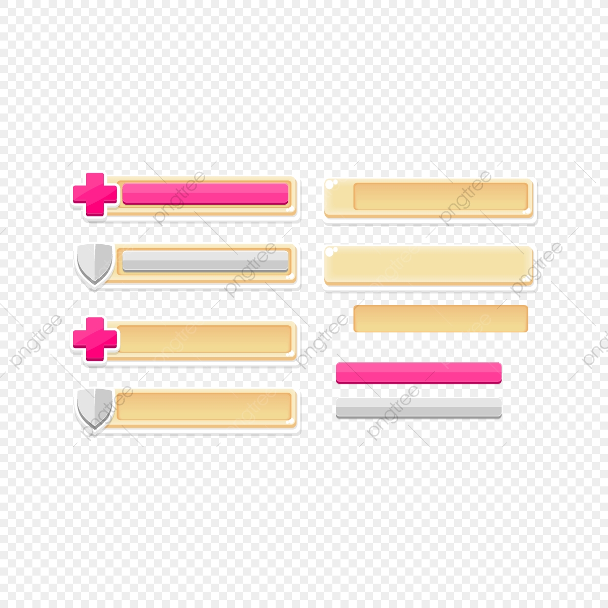 1200x1200 Game Assets Ui Kit, Game, Ui, Kit Png And Vector With Transparent