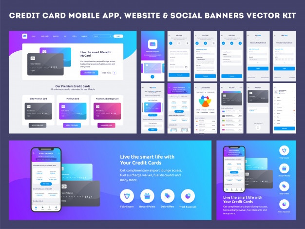 626x469 Mobile App Ui Vector Premium Download