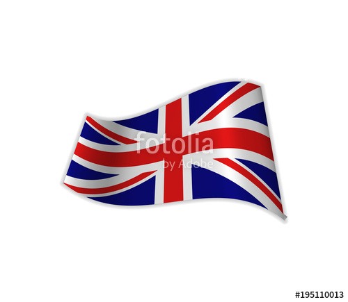 500x435 The Uk Flag Vector Illustration Of The Country Great Britain