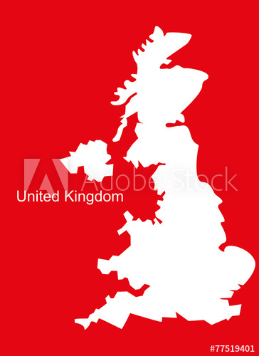 364x500 Uk Map, United Kingdom Map, Uk Vector