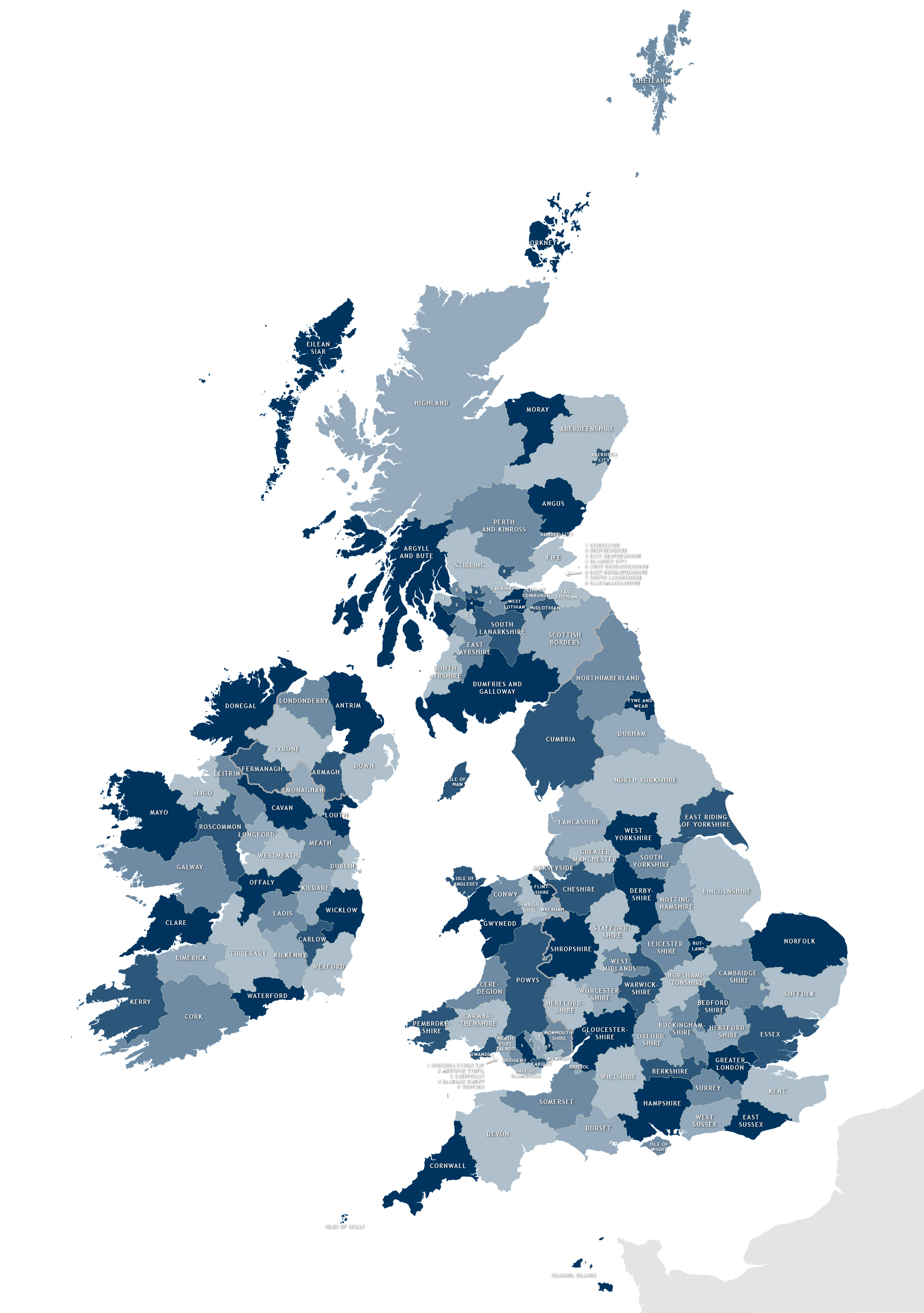 1996x2835 County Map Of Britain And Ireland