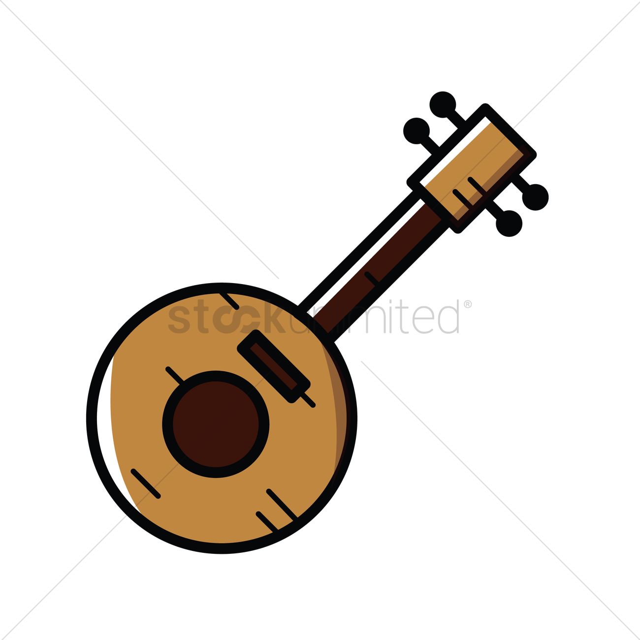 1300x1300 Ukulele Vector Image