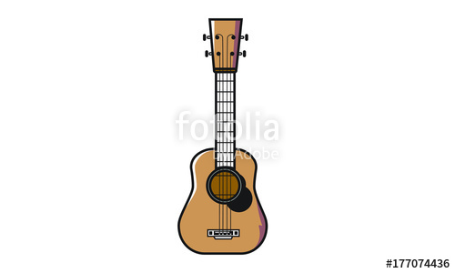 500x300 Ukulele Vector Image Stock Image And Royalty Free Vector