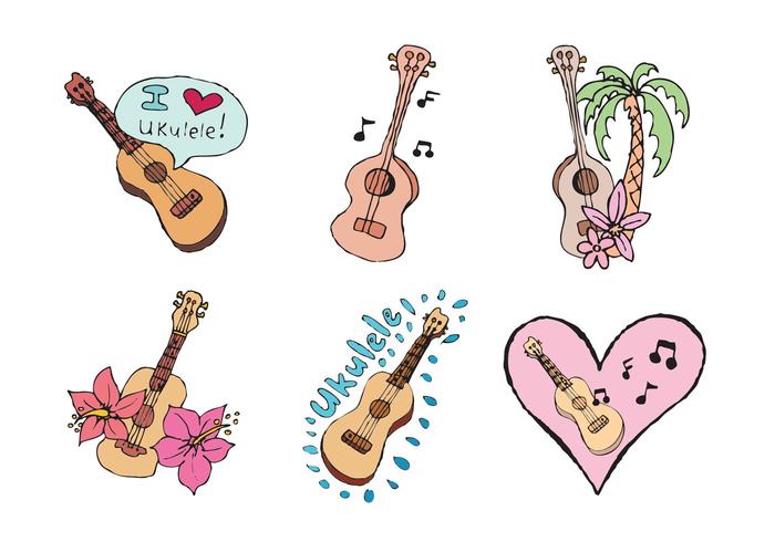 700x490 Free Ukulele Vector Series