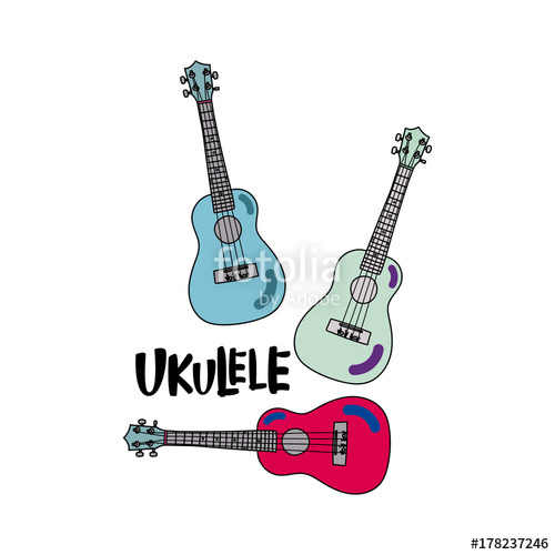 500x500 Ukulele Vector Illustration Stock Image And Royalty Free Vector