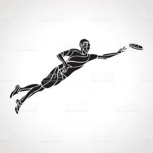 300x300 Sportsman Ultimate Throwing Frisbee Vector Illustration Gm