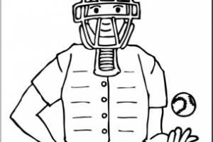 300x200 Sportsman Throwing Ultimate Frisbee Color Vector Illustration