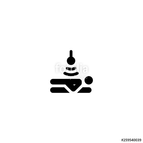 500x500 Ultrasound Icon Vector Ultrasound Vector Graphic Illustration