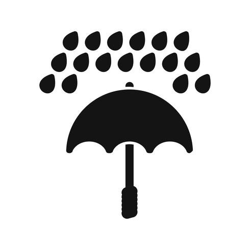 490x490 Umbrella And Rain Vector Icon