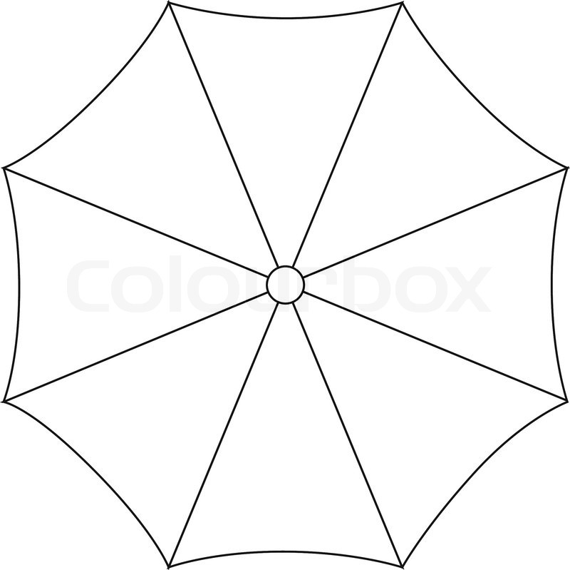 Umbrella On White Background Vector Stock Vector Colourbox 800x799 Umbrella On White Background Vector Stock Vector Colourbox