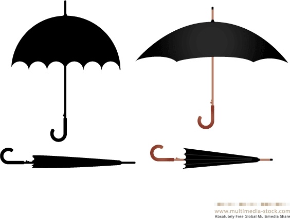 Umbrella Vector Set Free Vector In Adobe Illustrator 564x427 Umbrella Vector Set Free Vector In Adobe Illustrator