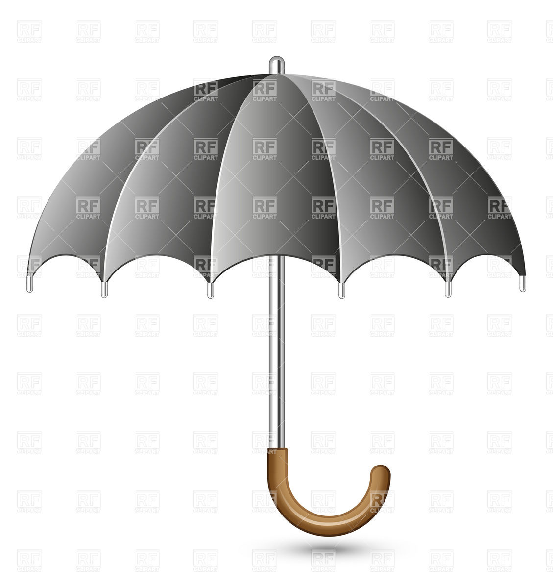 Black Umbrella Vector Image Of Objects Frbird 1129x1200 Black Umbrella Vector Image Of Objects Frbird
