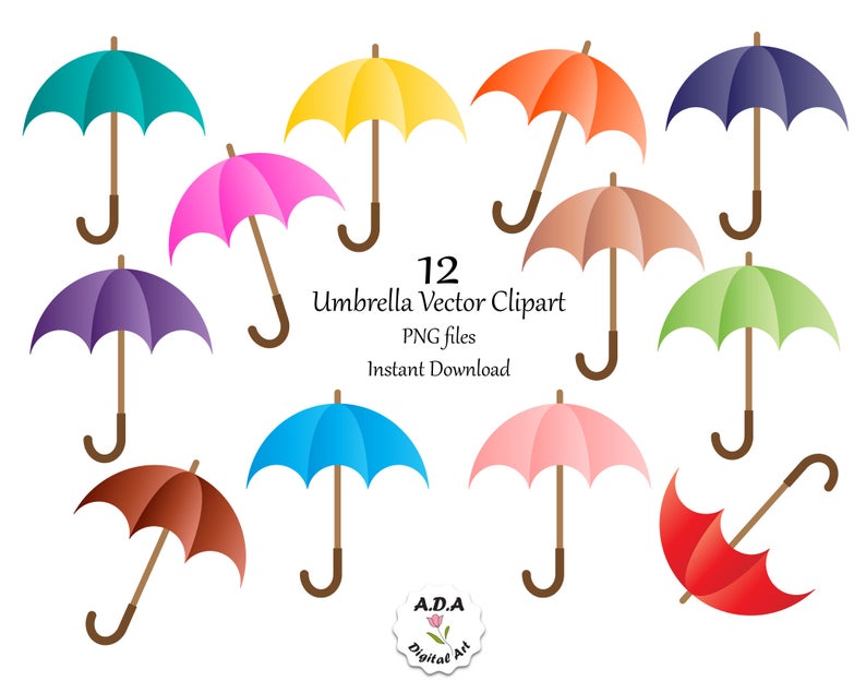 Colorful Umbrella Clipart Umbrella Clip Art Umbrella Vector Etsy 794x635 Colorful Umbrella Clipart Umbrella Clip Art Umbrella Vector Etsy