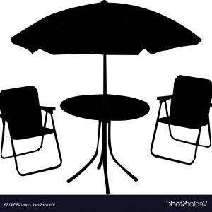 300x300 Royalty Free Stock Images Silhouette Beach Chairs Umbrellas Vector