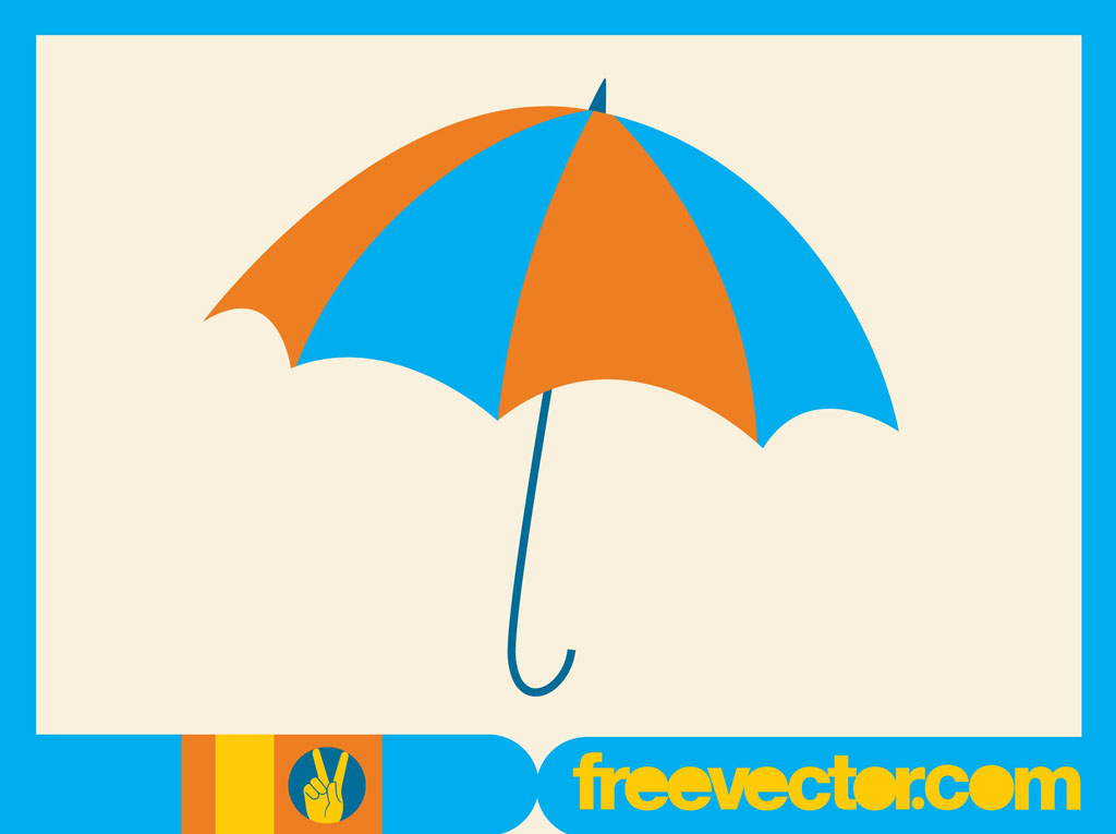 1024x765 Umbrella Vector Vector Art Graphics