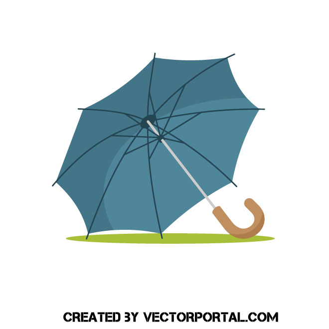 660x660 Umbrella Vector Graphic