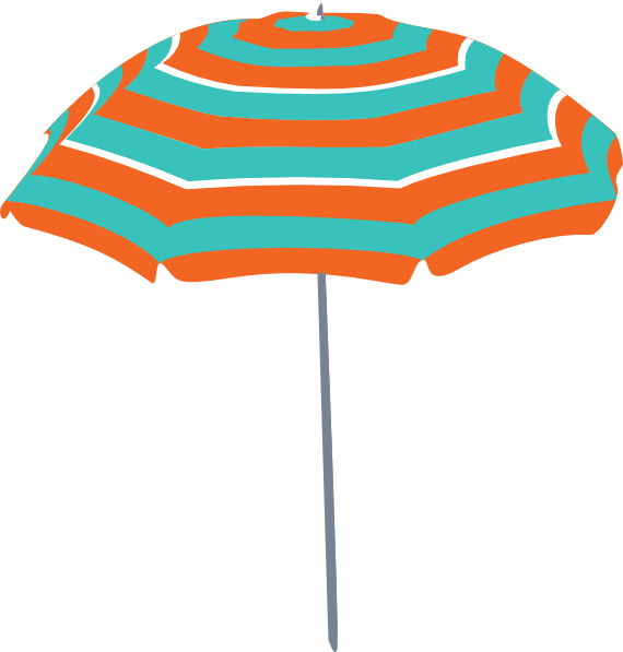 570x597 Download Beach Umbrella Clip Art At Clker