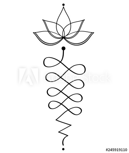 Symbol Unalome 422x500 Symbol Unalome