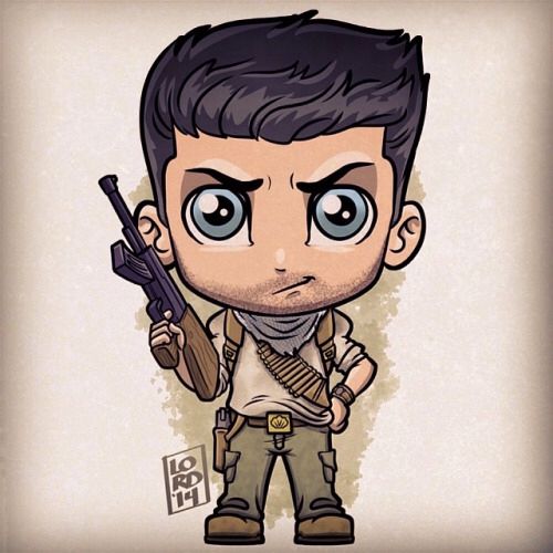 500x500 Chibi Nathan Drake Uncharted Uncharted Series, Chibi Games