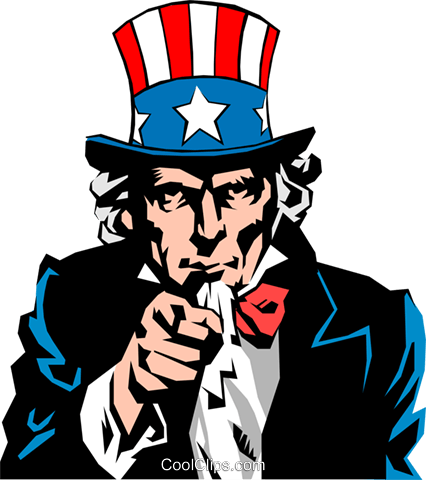 426x480 Uncle Sam Royalty Free Vector Clip Art Illustration
