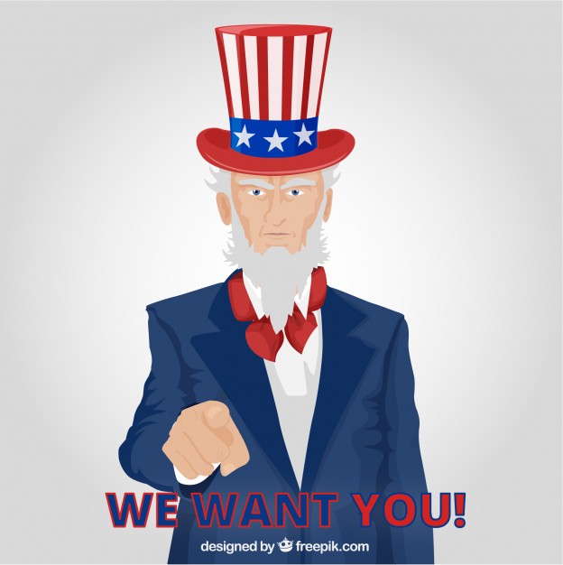 624x626 Uncle Sam Pointing Vector Free Download
